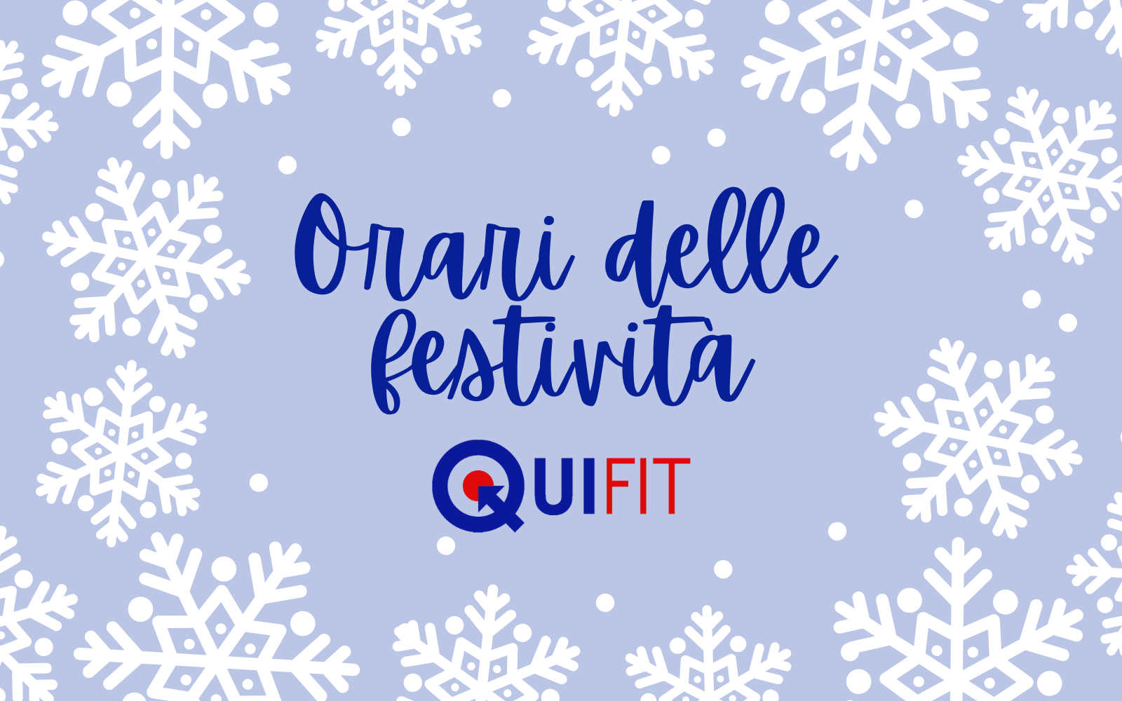 orari inverno quifit